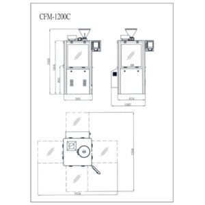 Capsule Filling Machine CFM 1200C 1