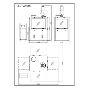 Capsule Filling Machine CFM 3800C 2